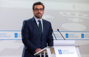ep el conselleiro de presidencia xustiza e deportes diego calvo en rueda de prensa tras el consello