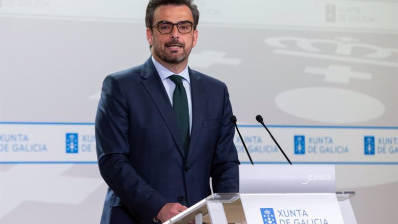 ep el conselleiro de presidencia xustiza e deportes diego calvo en rueda de prensa tras el consello ep el conselleiro de presidencia xustiza e deportes diego calvo en rueda de prensa tras el consello