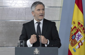 ep el ministro del interior fernando grande-marlaska durante una rueda de prensa en relacion al