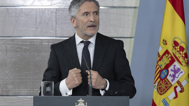 ep el ministro del interior fernando grande-marlaska durante una rueda de prensa en relacion al