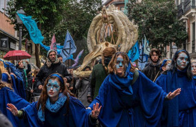 ep el movimiento extinction rebellion se ha manifestado este domingo en madrid con una marcha por