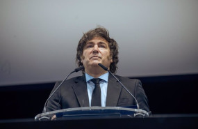 ep el presidente de argentina javier milei interviene durante la ultima jornada del madrid economic