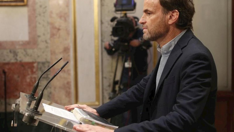 ep el presidente del grupo parlamentario de unidas podemos jaume asens