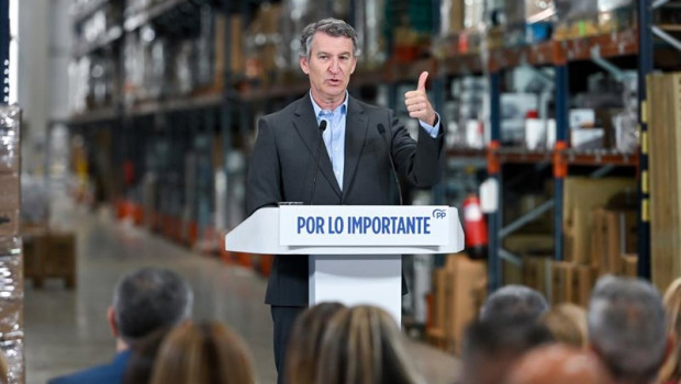 ep el presidente del partido popular alberto nunez feijoo clausura el acto sobre infraestructuras