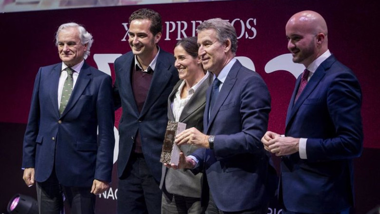 ep el presidente del pp alberto nunez feijoo en la entrega de premios de ceaje ep el presidente del pp alberto nunez feijoo en la entrega de premios de ceaje