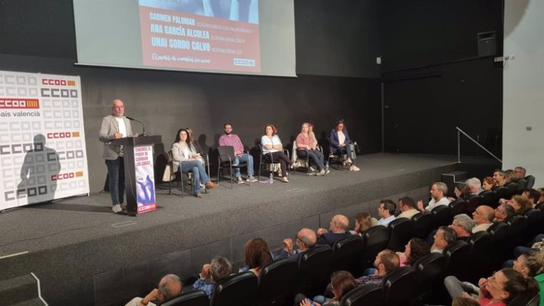 ep el secretario general de ccoo pv unai sordo interviene en una asamblea sindical ep el secretario general de ccoo pv unai sordo interviene en una asamblea sindical