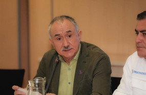 ep el secretario general de ugt pepe alvarez durante la presentacion del acto crisis climatica y