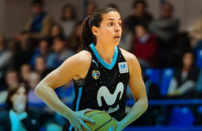 ep isa latorre durante un partido con el movistar estudiantes