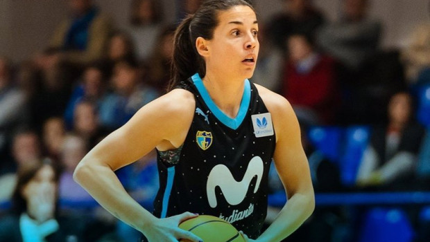 ep isa latorre durante un partido con el movistar estudiantes