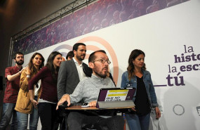 ep juanma del olmo noelia vera irene montero alberto garzon pablo echenique y sira rego tras su