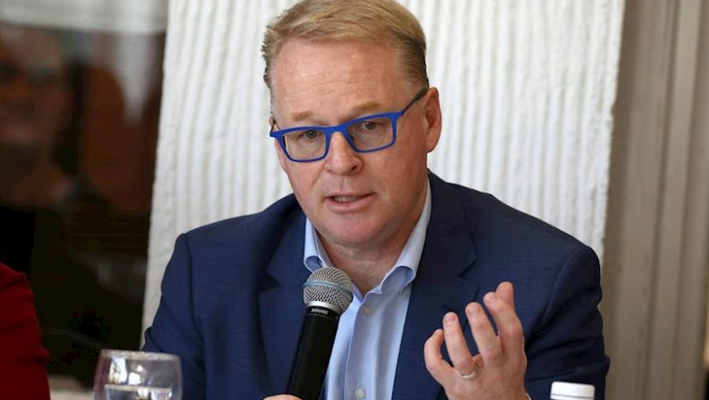 ep keith pelley director ejecutivo del circuito europeo durante una rueda de prensa en madrid ep keith pelley director ejecutivo del circuito europeo durante una rueda de prensa en madrid