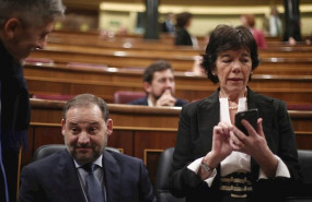 ep la ministra de educacion y formacion profesional isabel celaa junto al ministro de transportes