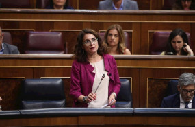 ep la ministra de hacienda maria jesus montero interviene en la sesion de control al gobierno en el