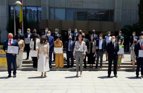 ep la ministra de industria comercio y turismo reyes maroto y la secretaria de estado de comercio