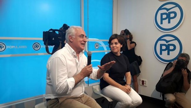 ep la precandidatapp soraya saenzsantamariapresidente ceniceros
