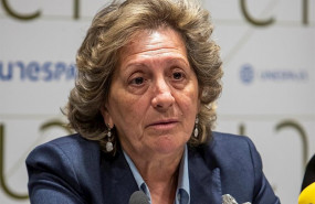 ep la presidenta de unespa pilar gonzalez de frutos durante la presentacion de resultados del sector