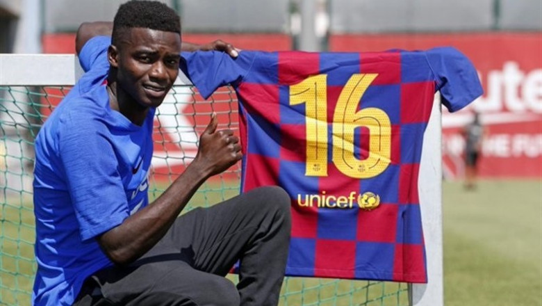 El lateral senegalés Moussa Wagué tendrá ficha del primer equipo del FC Barcelona | FCB ep lateral senegales moussa wague tendra fichaprimer equipofc barcelona