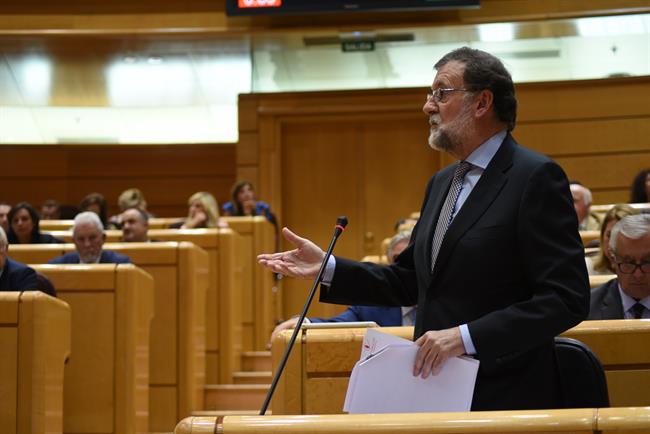 Mariano Rajoy en el Senado | EUROPA PRESS ep mariano rajoysenado 20170913180203
