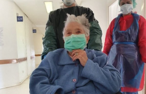 ep paciente con coronavirus de 97 anos que ha recibido el alta medica en soria