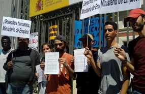 ep una veintena de solicitantes de asilo en madrid