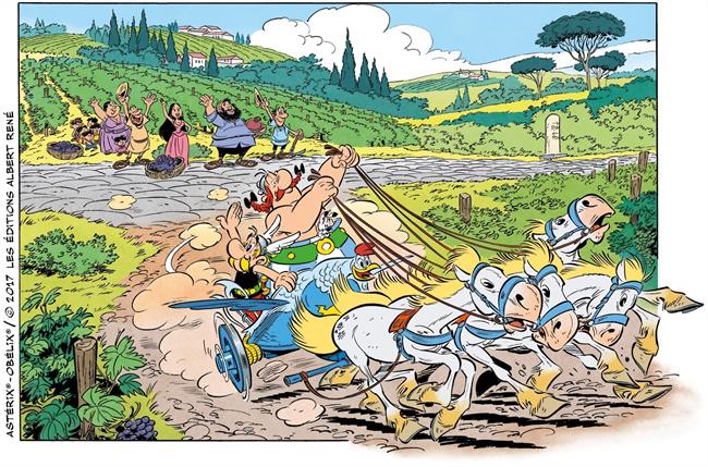 Viñeta de Astérix en Italia | LES EDITIONS ALBERT RENÉ ep vinetaasterixitalia
