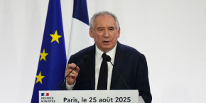 francois bayrou le 25 aout 2025 lors de sa conference de presse 