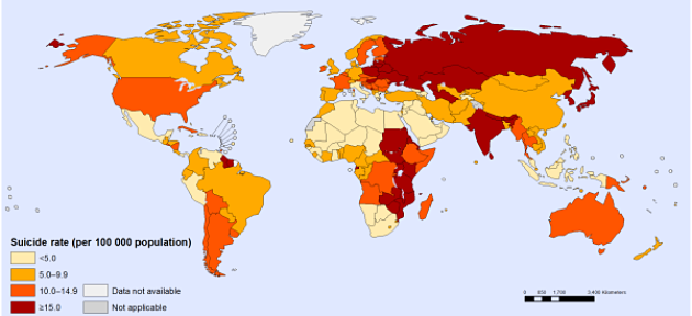 Suicides WHO suicidios