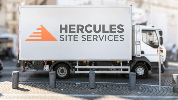 dl hercules site services plc aim industrials construction and materials construction logo 20230307