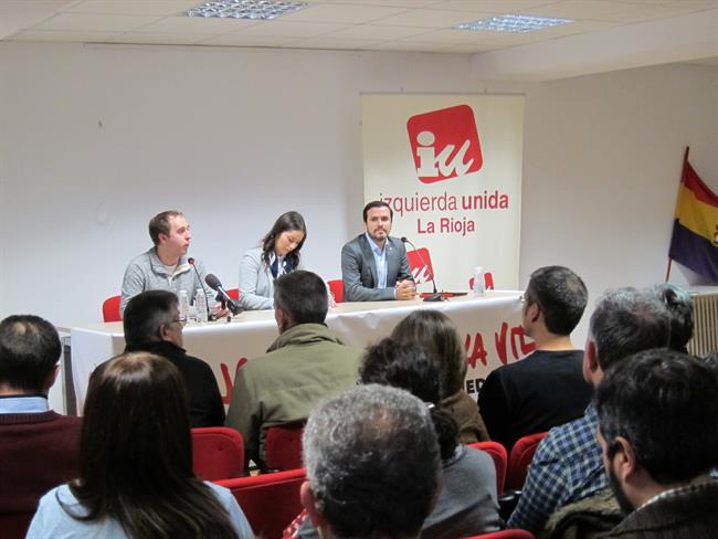 Alberto Garzón En Logroño | EUROPA PRESS ep alberto garzonlogrono