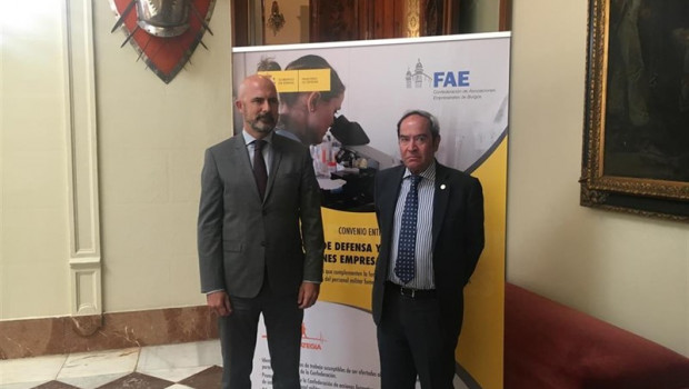 ep alejo de la torre subsecretario de estado de defensa y gonzalo lopez vicepresidente de fae antes