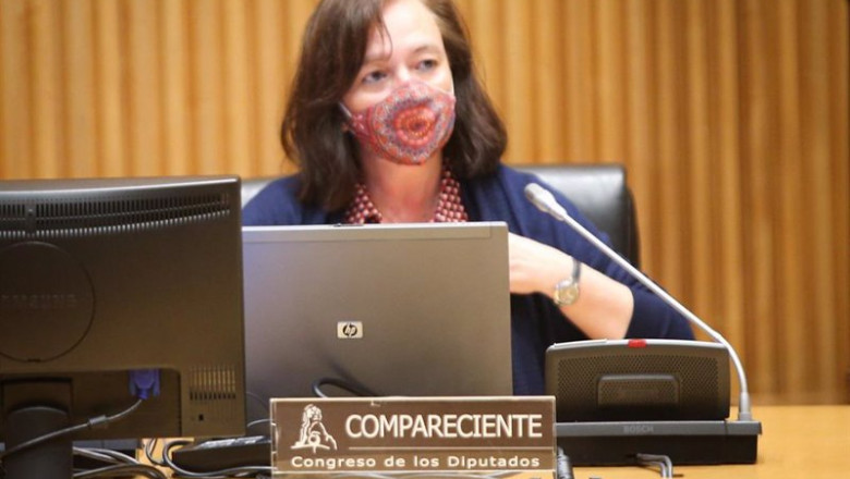 La presidenta de la AIReF, Cristina Herrero | CONGRESO - Archivo ep archivo - la presidenta de la airef cristina herrero comparece ante el congreso