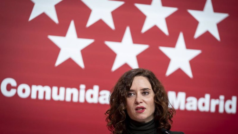 ep archivo la presidenta de la comunidad de madrid isabel diaz ayuso interviene durante la firma ep archivo la presidenta de la comunidad de madrid isabel diaz ayuso interviene durante la firma