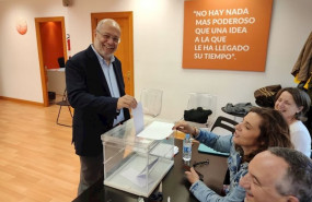 ep el candidato a la presidencia de cs francisco igea durante la votacion de compromisarios para la