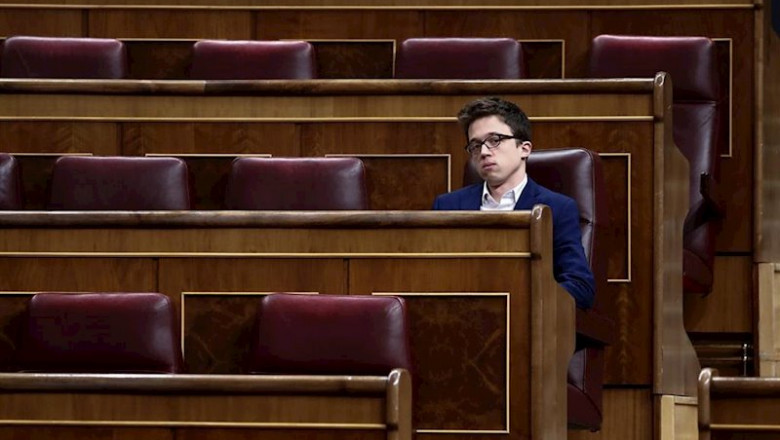 El diputado por Más Madrid, Íñigo Errejón, en el hemiciclo | Pool ep el diputado por mas madrid inigo errejon en el hemiciclo