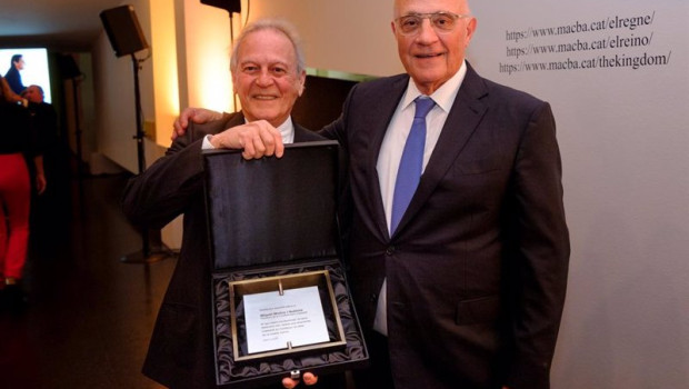 ep el expresidente de la fundacion banco sabadell miquel molins y el nuevo presidente josep oliu