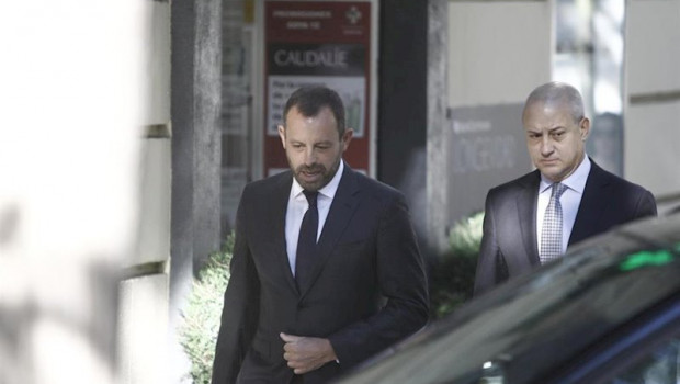 ep el expresidente del fc barcelona sandro rosell a la salida de la audiencia nacional
