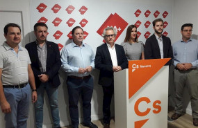 ep el portavoz de ciudadanos en navarra y parlamentario de navarra suma carlos perez-nievas en el