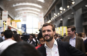 ep el presidente del pp pablo casado visita la plataforma global de innovacion south summit madrid