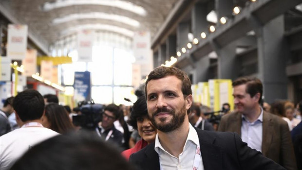 ep el presidente del pp pablo casado visita la plataforma global de innovacion south summit madrid