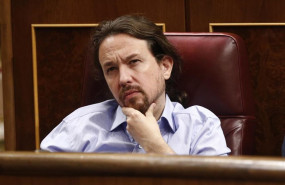ep el secretario general de unidas podemos pablo iglesias escucha la replica del presidente del