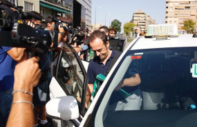 ep francesco arcuri ex de juana rivas a la llegada a los juzgados de granada en una imagen de