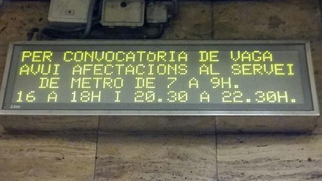 Huelga del Metro de Barcelona | TMB ep huelgametrobarcelona