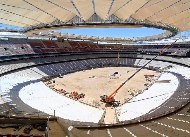 Imagen de las obras del Wanda Metropolitano, nuevo estadio del Atlético | CLUB ATLÉTICO DE MADRID S.A.D. ep imagenlas obraswanda metropolitano nuevo estadioatletico