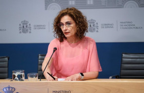 ep la ministra de hacienda y funcion publica maria jesus montero ofrece una rueda de prensa tras