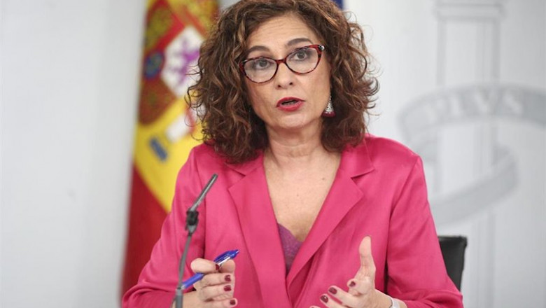 ep la ministra portavoz y de hacienda maria jesus montero durante la rueda de prensa tras el consejo