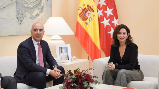 ep la presidenta de la comunidad de madrid isabel diaz ayuso ha recibido este martes en la real casa