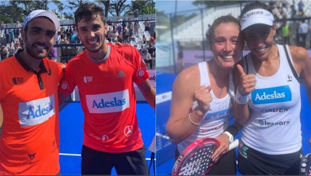 ep las parejas formada por el espanol alejandro galan y el brasileno pablo lima en el cuadro