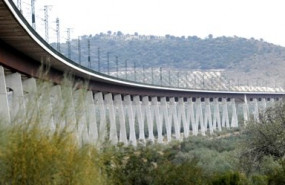 ep linea ave antequera-granada viaducto de archidona el segundo mas largo de la red de alta