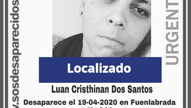 ep localizado el joven de 20 anos desaparecido en fuenlabrada