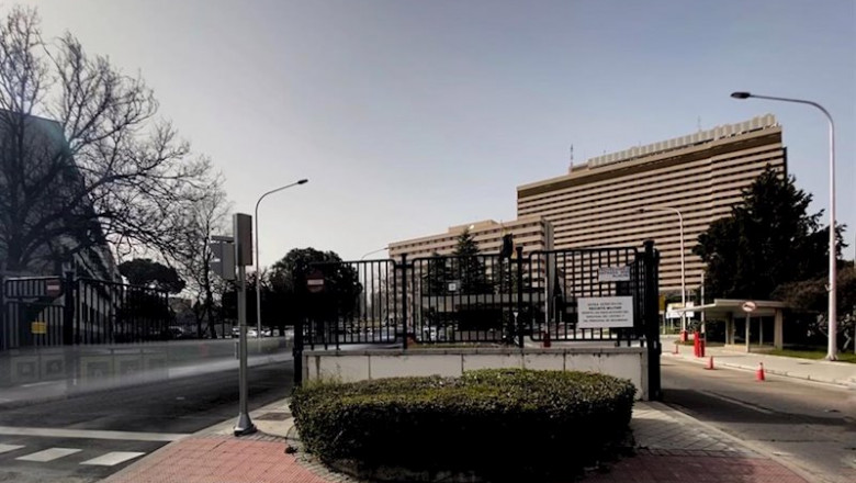 Zona exterior del Hospital Central de la Defensa Gómez Ulla ubicado en el distrito de Carabanchel/Madrid (España), donde permanecerán en cuarentena 14 días los cinco españoles repatriados de Wuhan (China) por la crisis del coronavirus, en Madrid (España), | Eduardo Parra - Europa Press ep madrid espana donde permaneceran en cuarentena 14 dias los cinco espanoles repatriados de wuhan